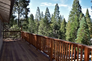 Beautiful views from deck.