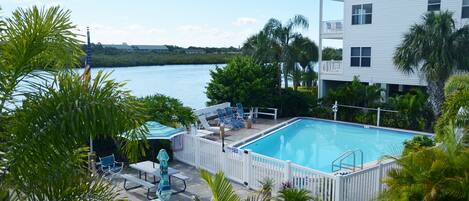 Private Pool area on Intracoastal Waterway