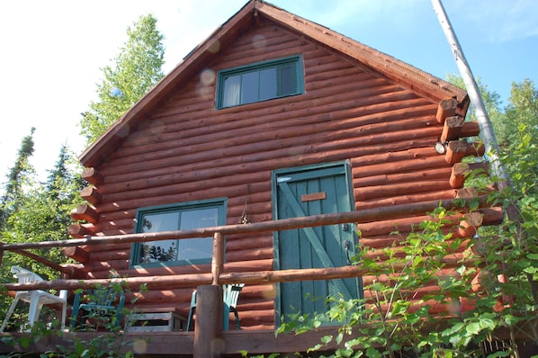 Serenity Cabin Front View with deck