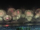 Complete view of New Year's fireworks!  Vista da Queima de Fogo do Ano Novo!