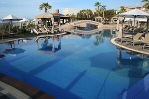  Another view of the beachfront pool.