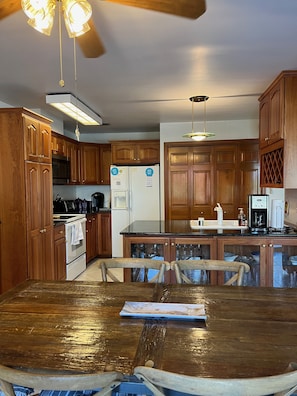 View of kitchen area 