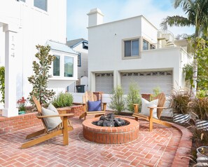 Front Patio - with Cast Fire Pit