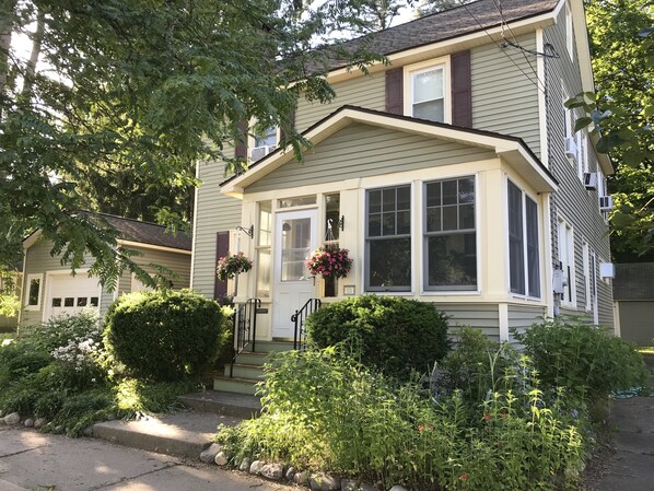 Exterior with screened porch