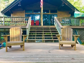 Cabin porch 
