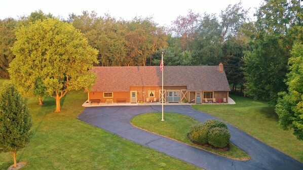 Secluded county setting with many acres for roaming and picture taking