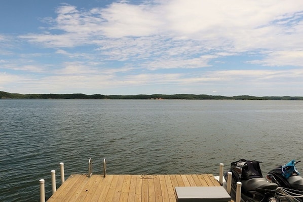 View from our deep water dock.