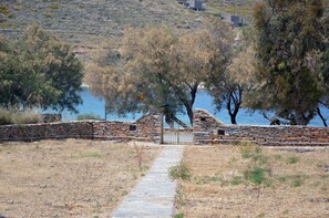 The path leading to the beach