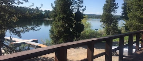 The Henry Fork River pouring into Island Park Reservoir