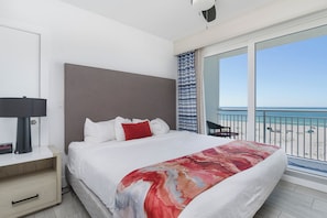 Fall asleep to the sounds of the ocean in the master bedroom.