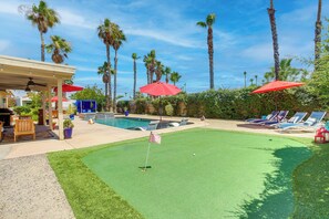 Backyard | Putting Green | Private Pool (Heated w/ Additional Fee)