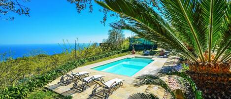 Private pool with nice garden at villa located in sorrentine peninsula holidays