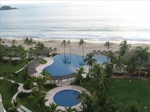 Pool view from the deck