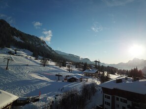 Blick von der Unterkunft