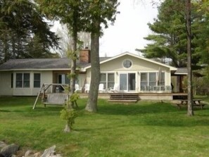 View of cottage from jetty