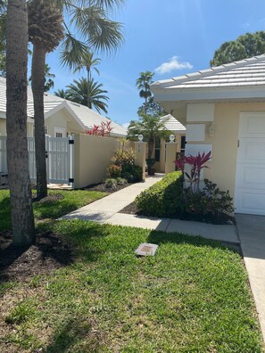 Walkway to the front door