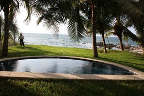 Enjoy the beach from the living room