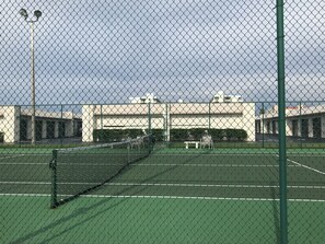 Tennis courts available at the front of the complex
