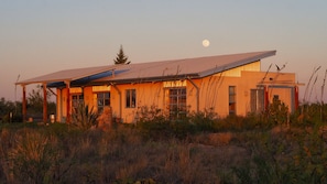 The full moon rises above Casa Wilma