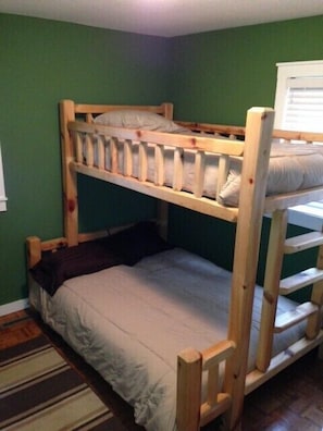 bedroom 2, bunk with twin over full