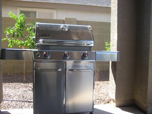 Natural gas BBQ