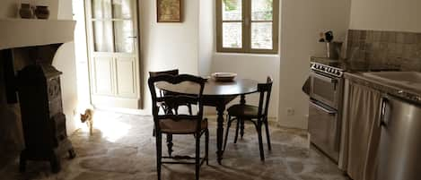 Kitchen and dining area