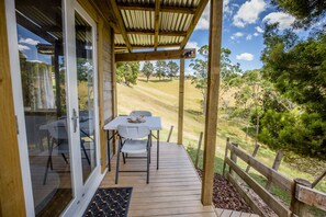 Enjoy your complementary breakfast and your own meals on your own private deck