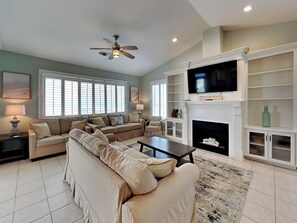 Living Area - Two Queen Sleeper Sofas & One Twin Sleeper Sofa - First Floor