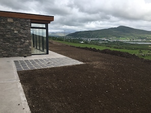 View of Cahersiveen town from front garden 