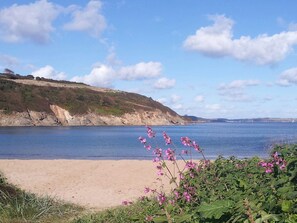 View of Maenporth Beach, Falmouth, Cornwall