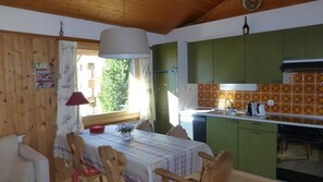 Kitchen, dining area