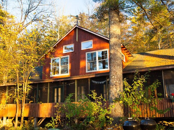 The Lodge view from the lake