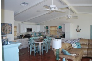 Kitchen and Dining area.