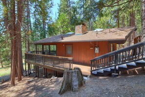 Back view of the cabin