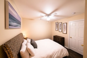 (Sample Photo) Second bedroom with queen bed. 