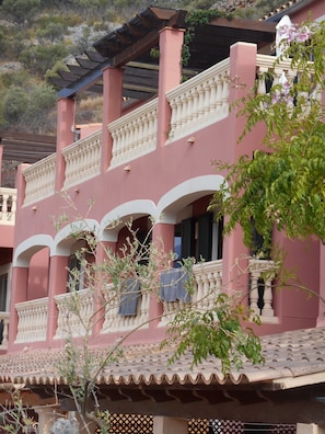 Casa Mollie is a 'duplex' with balconies on both levels