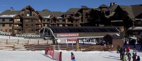 True Ski-in/out with lift access to the Independence Superchair and gondola.