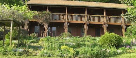 Front of the lodge