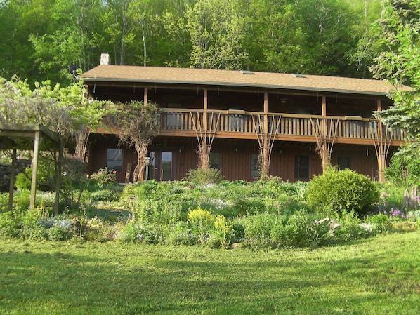 Front of the lodge