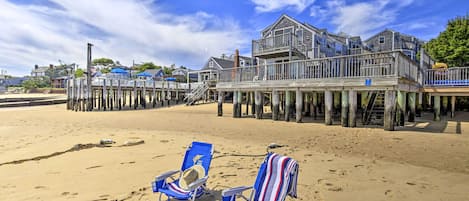 Provincetown Vacation Rental | 1BR | 1BA | 485 Sq Ft | Stairs to Access