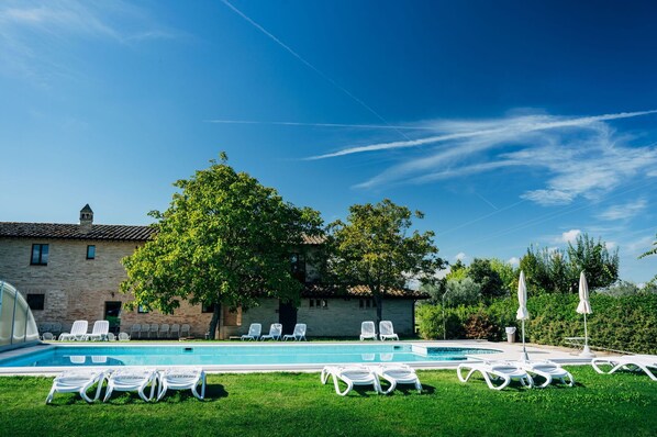 Swimming pool and villa