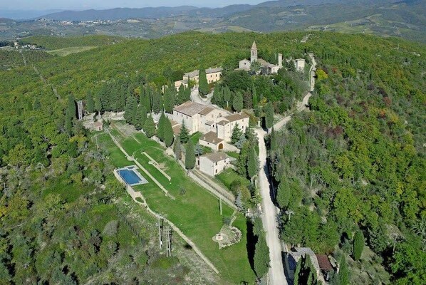 Aerial view of the estate