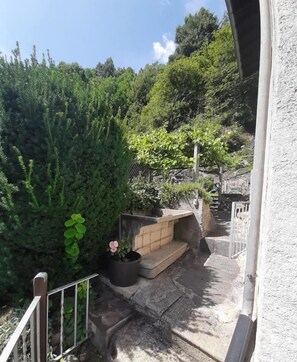 The garden entrance