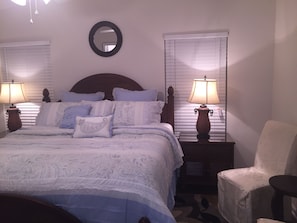 Master bedroom King size bed
 
