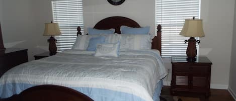 King size bed in Master Bedroom
