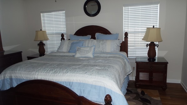 King size bed in Master Bedroom

