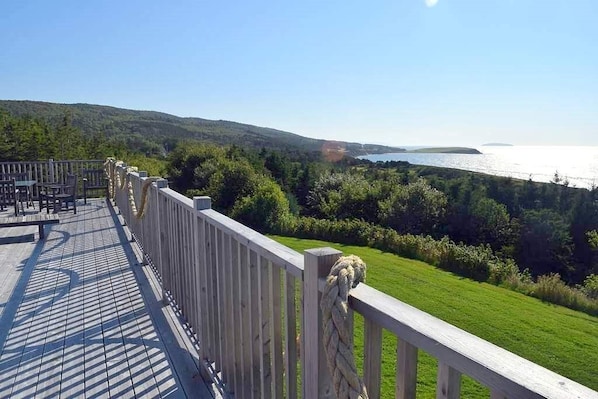 View looking south from the 800 sq. ft. deck.