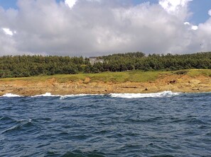 View of house from the water. 