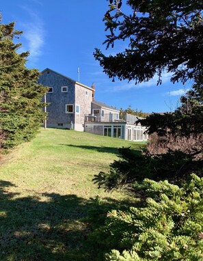 House taken from the path to the oceanfront.