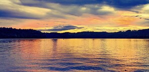 Beautiful Dale Hallow Lake at Sunset